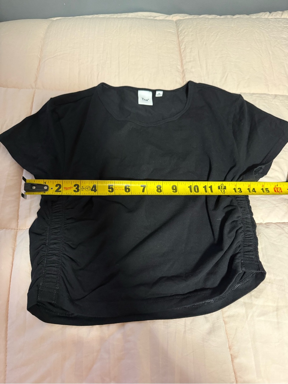 Aritzia Black Crew Neck Top